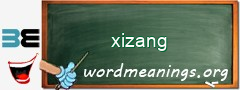 WordMeaning blackboard for xizang